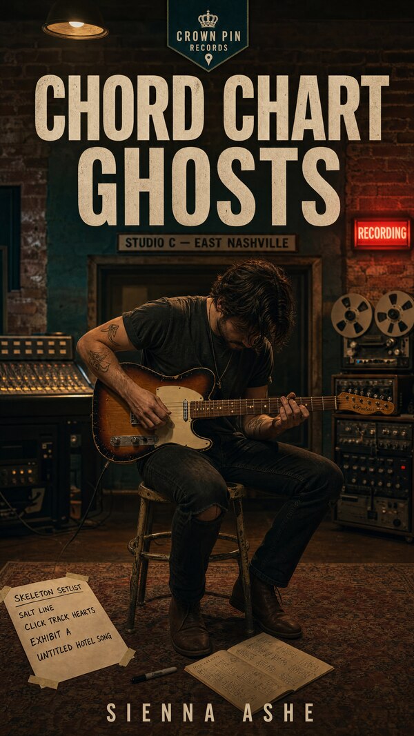 Chord Chart Ghosts book cover, Crown Pin Records Book 1