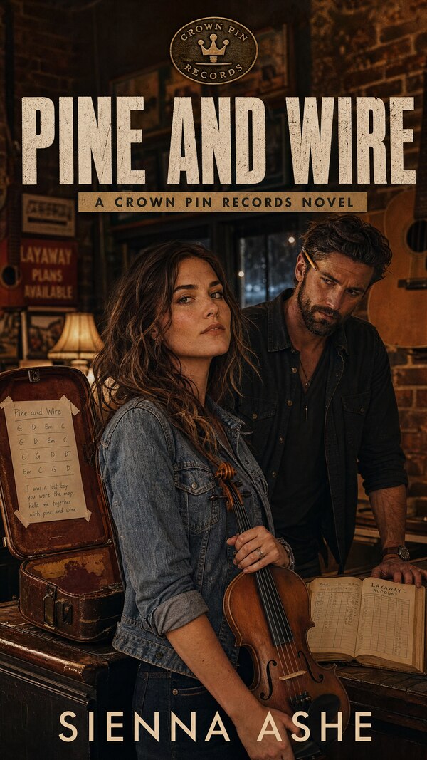 Pine and Wire book cover, Crown Pin Records Book 8